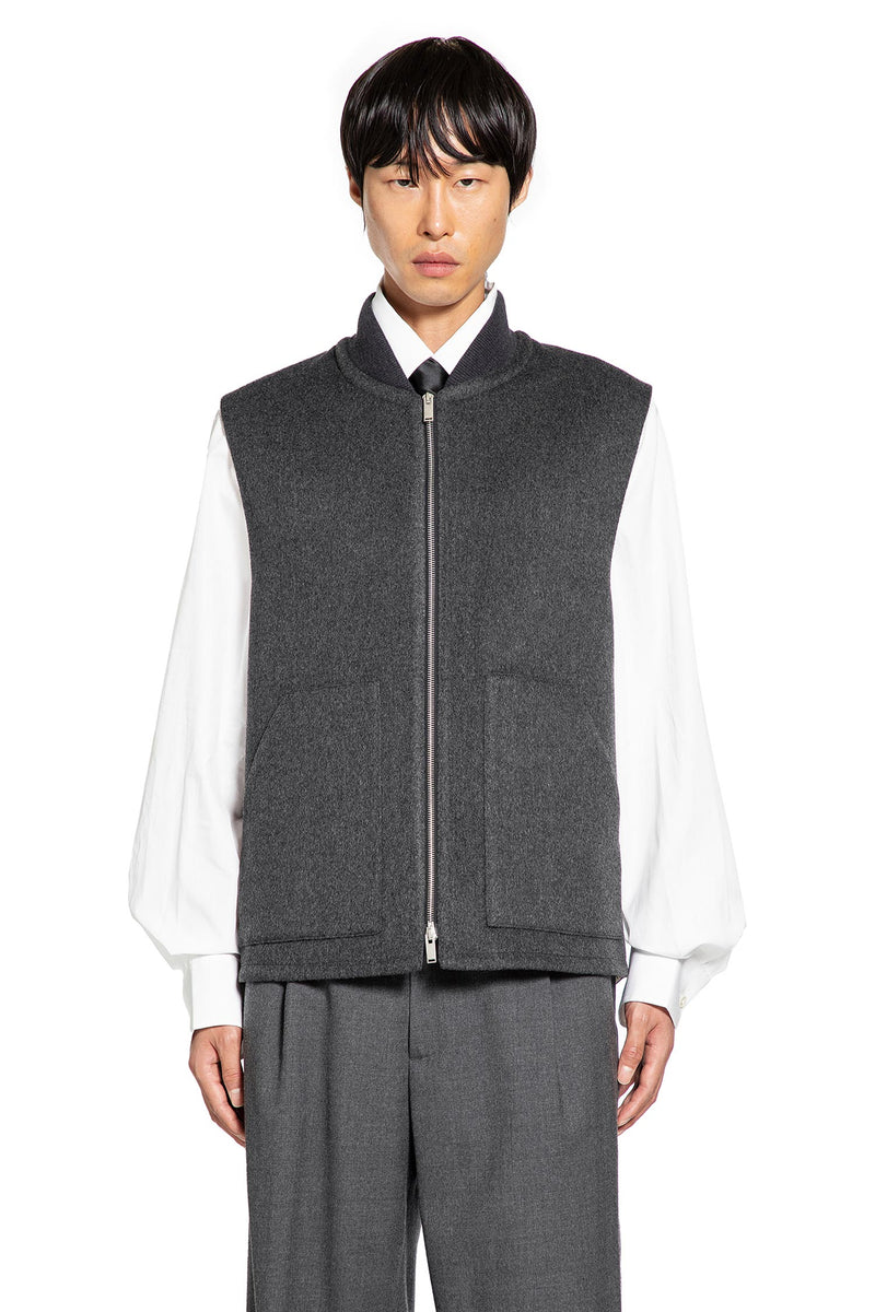 Wool Felt Bomber Vest - Antonioli.eu