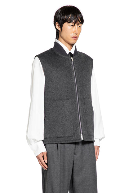 Wool Felt Bomber Vest