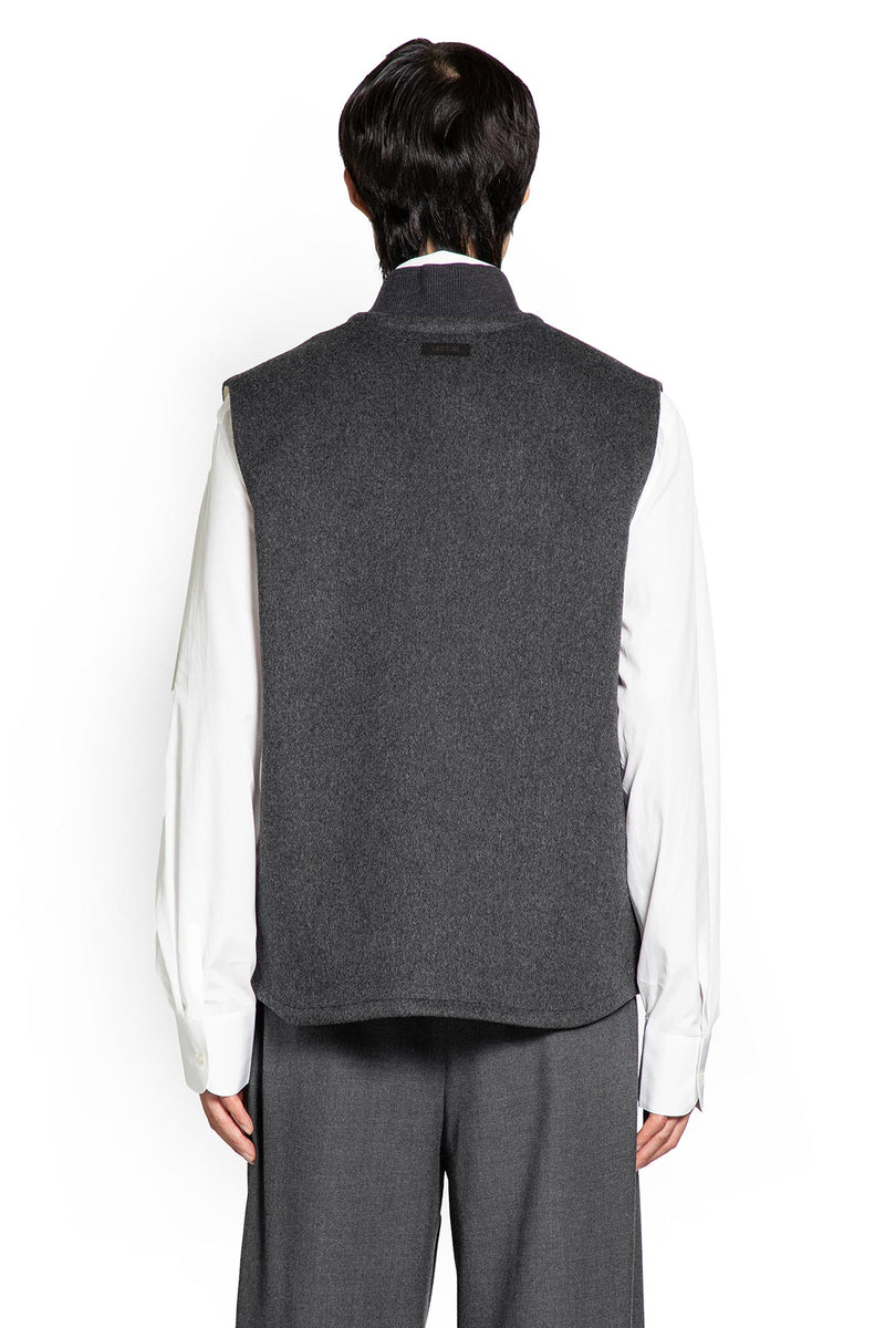 Wool Felt Bomber Vest - Antonioli.eu