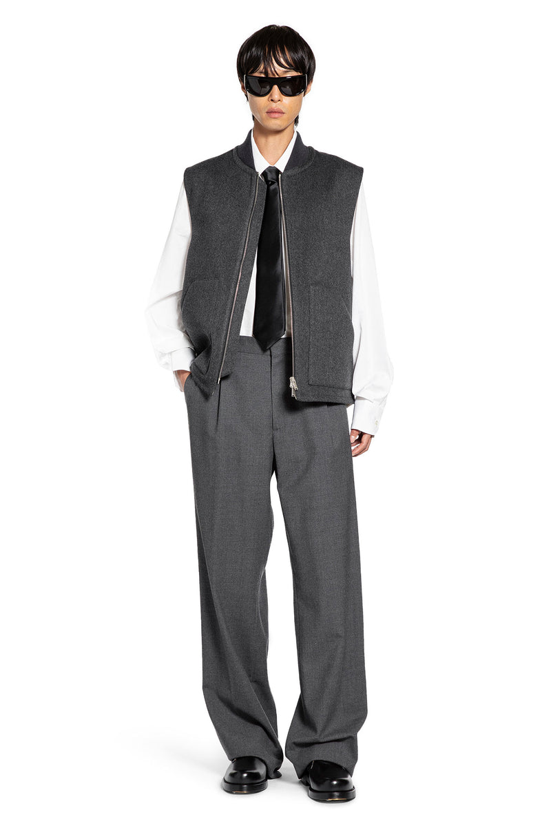 Wool Felt Bomber Vest - Antonioli.eu