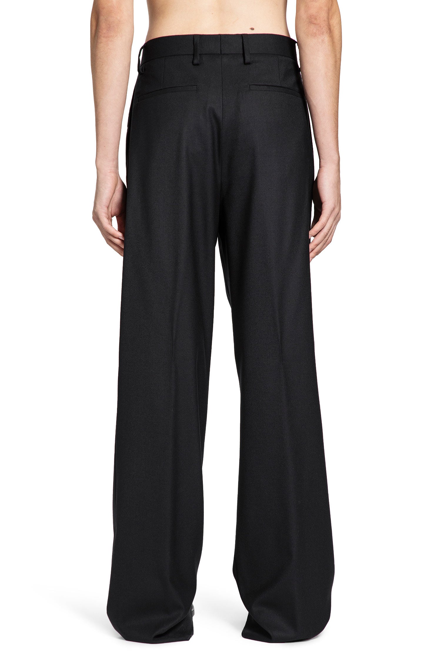 LARDINI MAN BLACK TROUSERS