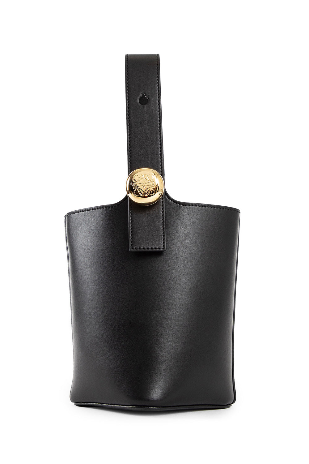 LOEWE WOMAN BLACK TOP HANDLE BAGS