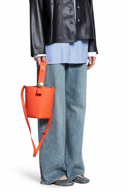 LOEWE WOMAN ORANGE TOP HANDLE BAGS