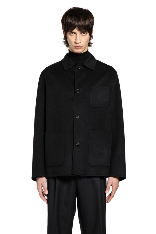 LARDINI MAN BLACK JACKETS