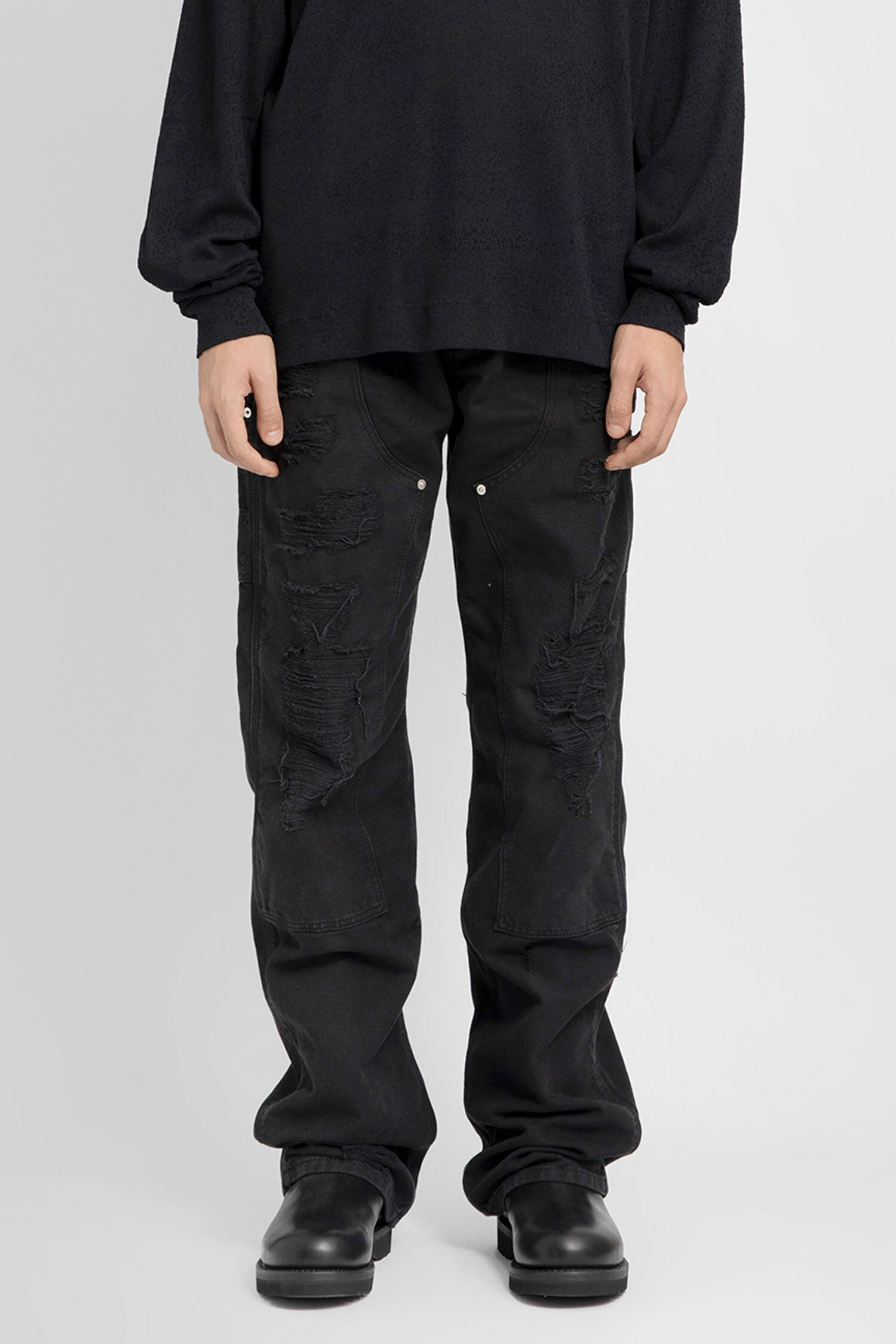 1017 ALYX 9SM MAN BLACK TROUSERS