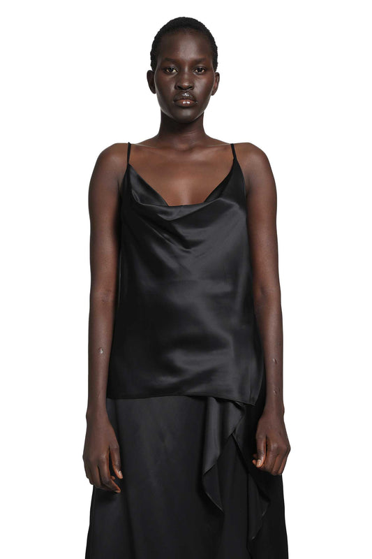 Shiny Satin Tank Top