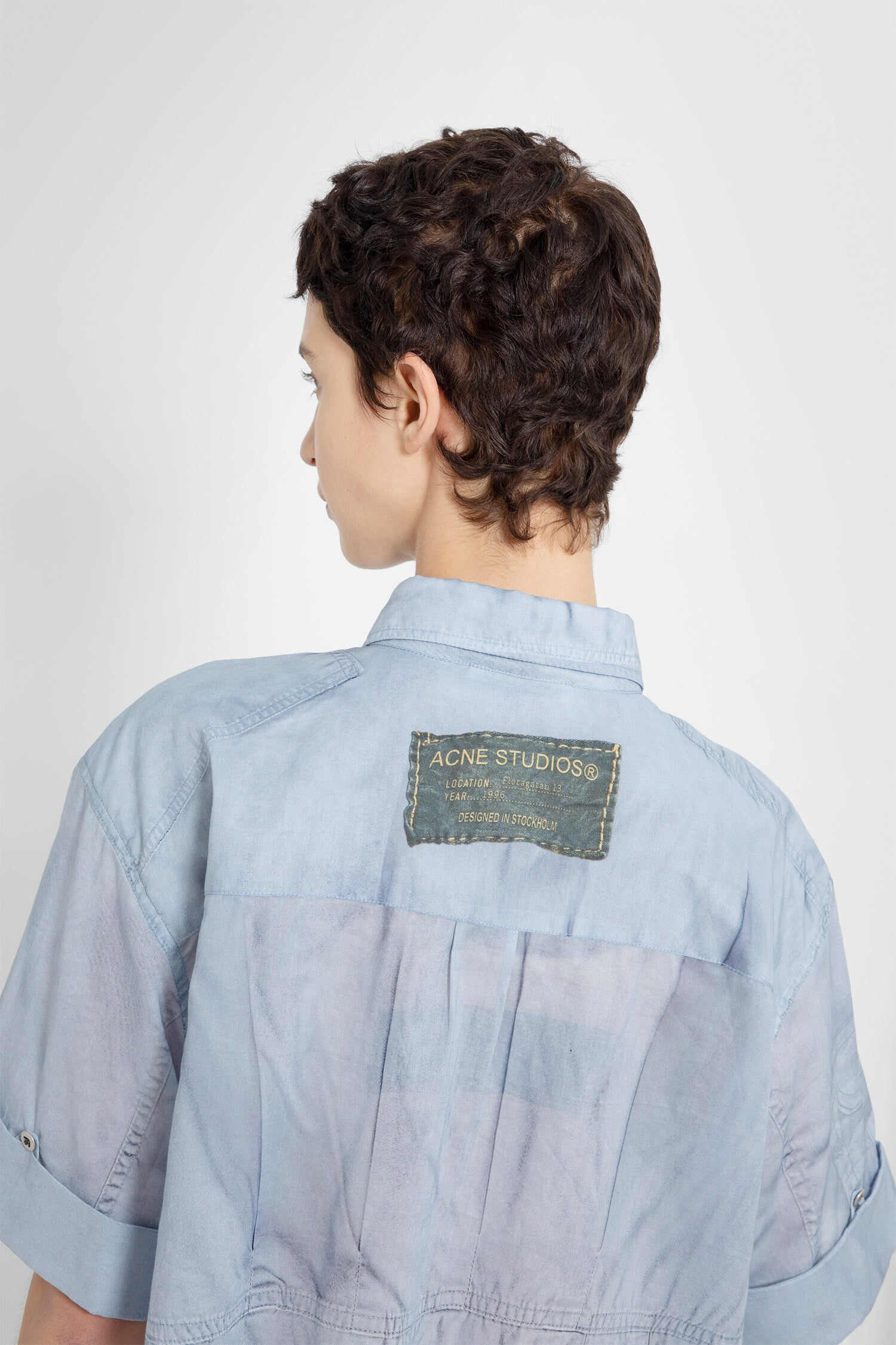 ACNE STUDIOS WOMAN BLUE TOPS