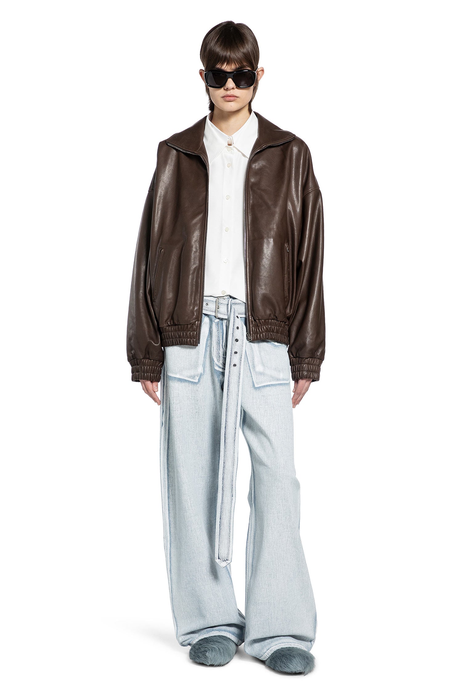 Layered Button-up Shirt