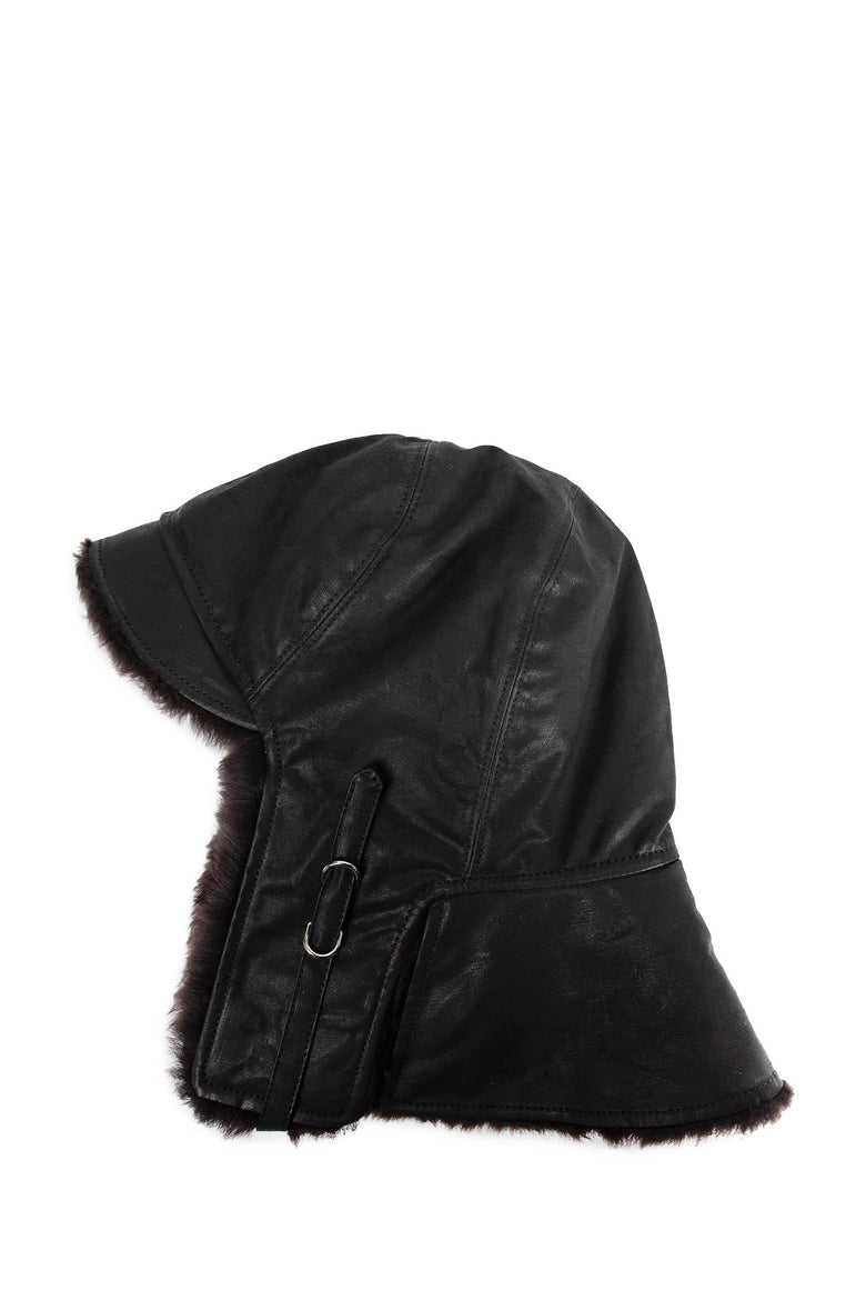 LEMAIRE MAN BLACK HATS