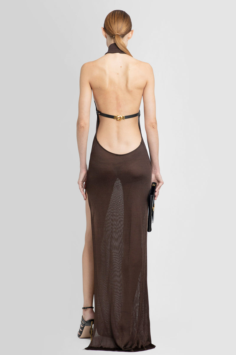 TOM FORD WOMAN BROWN DRESSES
