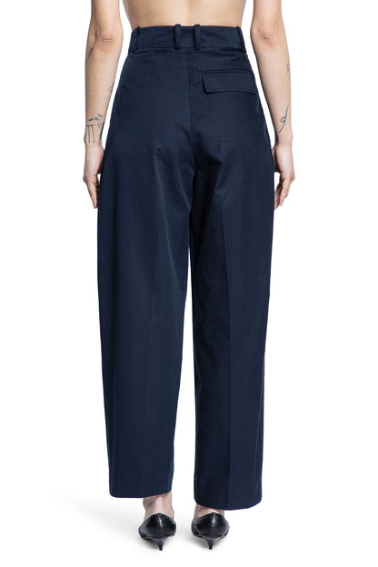 STUDIO NICHOLSON WOMAN BLUE TROUSERS