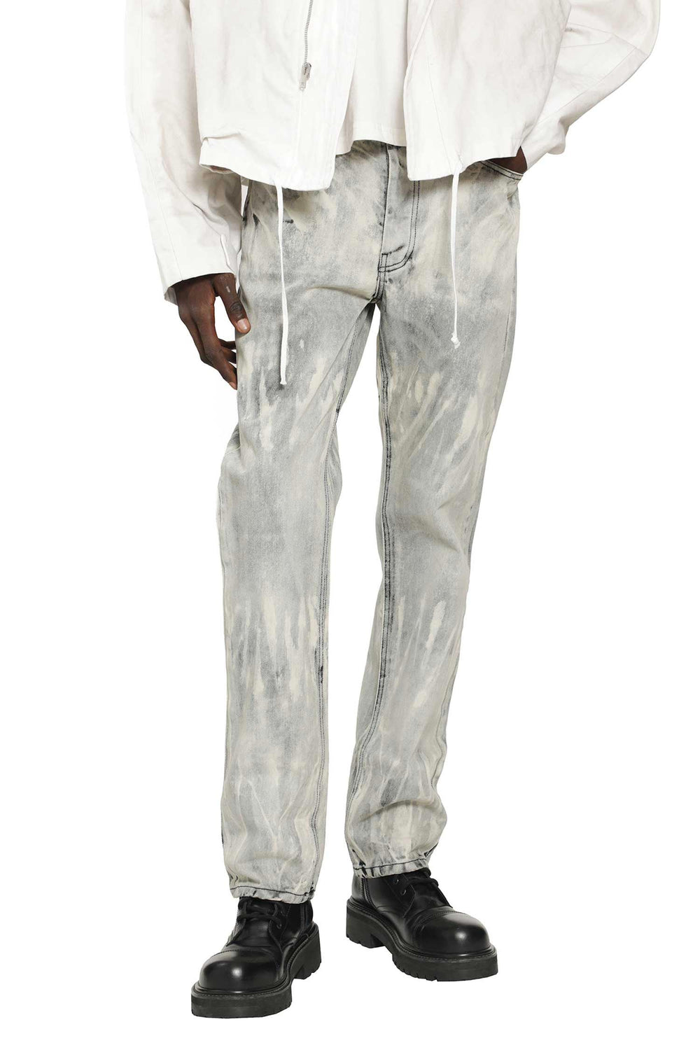 ALEXANDER DIGENOVA Bleach Straight Leg Pants man