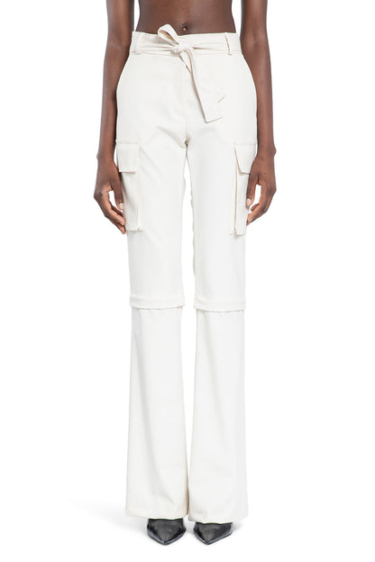 ANDREADAMO WOMAN WHITE TROUSERS