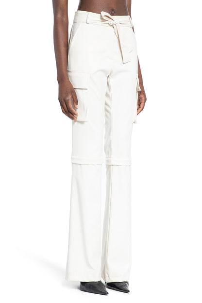 ANDREADAMO WOMAN WHITE TROUSERS