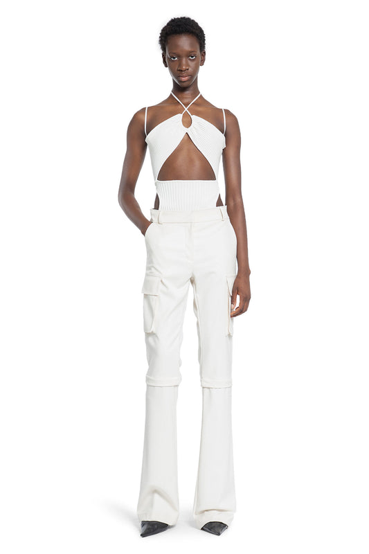 ANDREADAMO WOMAN OFF-WHITE BODYSUITS