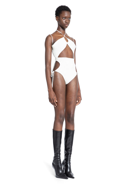 ANDREADAMO WOMAN OFF-WHITE BODYSUITS