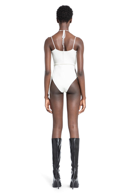 ANDREADAMO WOMAN OFF-WHITE BODYSUITS