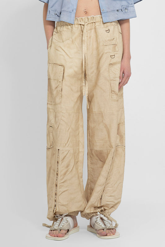 ACNE STUDIOS WOMAN BEIGE TROUSERS