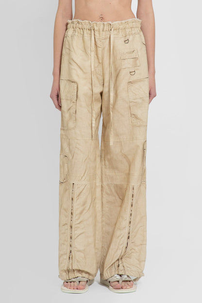 ACNE STUDIOS WOMAN BEIGE TROUSERS