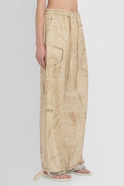 ACNE STUDIOS WOMAN BEIGE TROUSERS