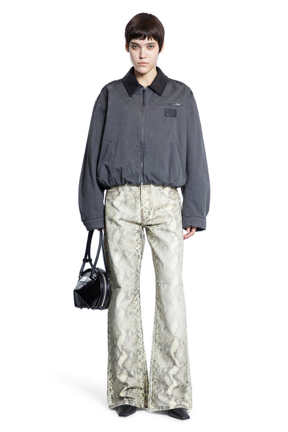 ACNE STUDIOS WOMAN BROWN JEANS