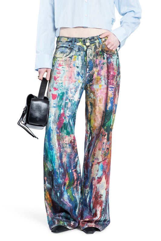 ACNE STUDIOS WOMAN MULTICOLOR JEANS