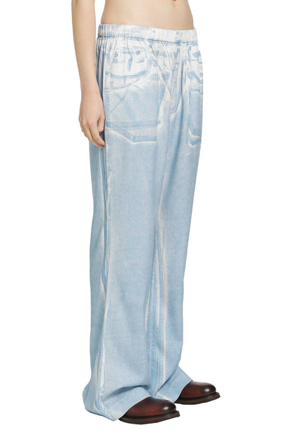 Printed Wide Leg Trousers