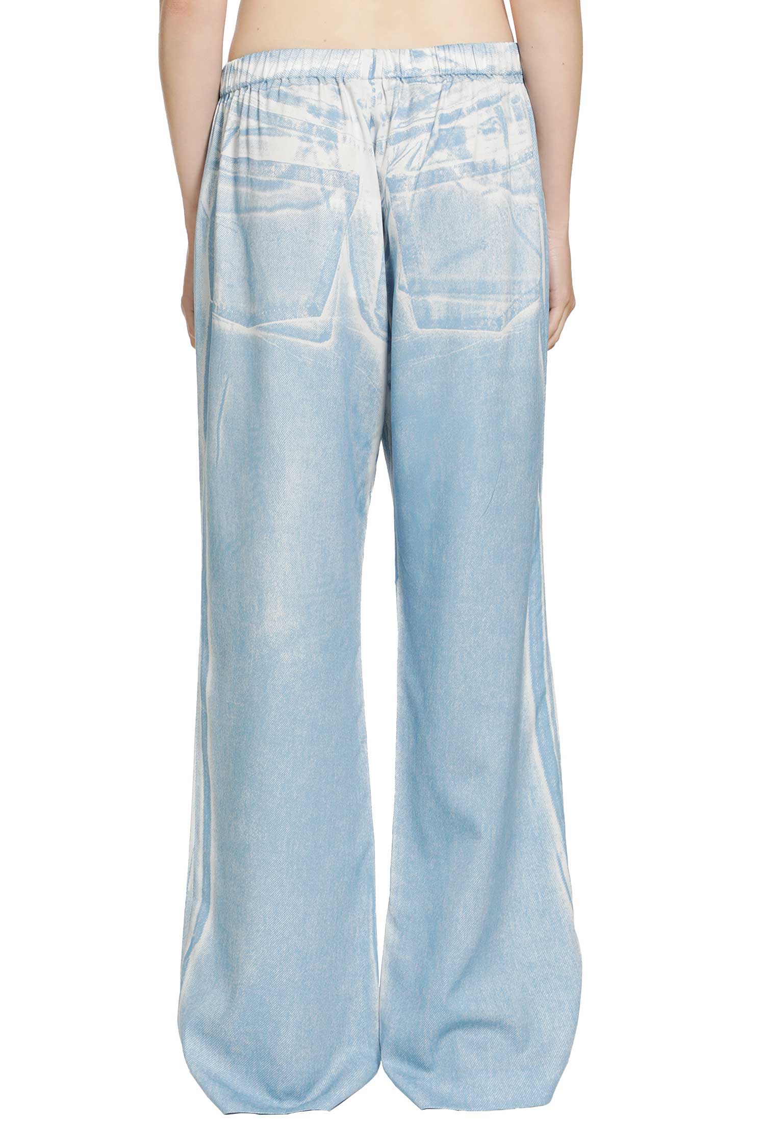 Printed Wide Leg Trousers
