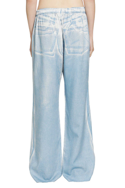 Printed Wide Leg Trousers