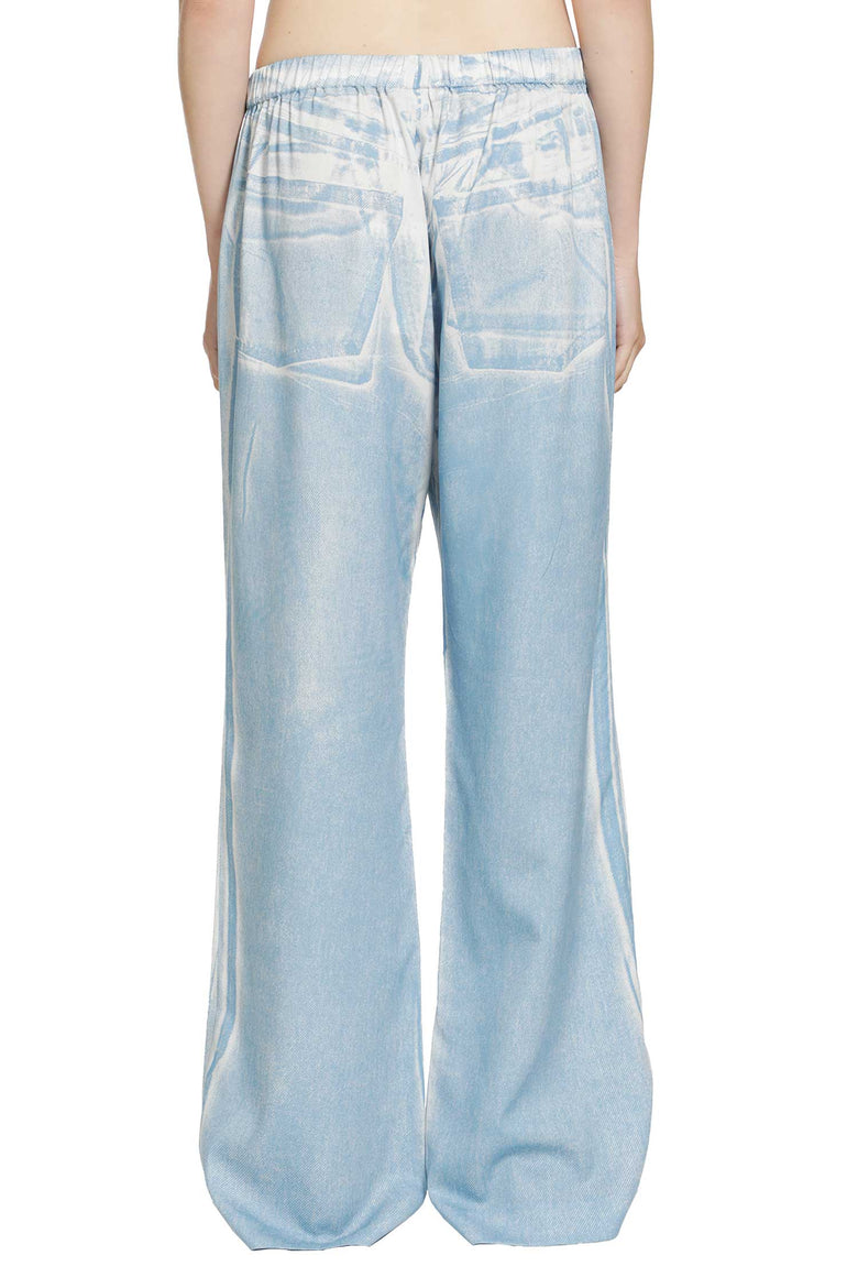 ACNE STUDIOS Printed Wide Leg Trousers woman