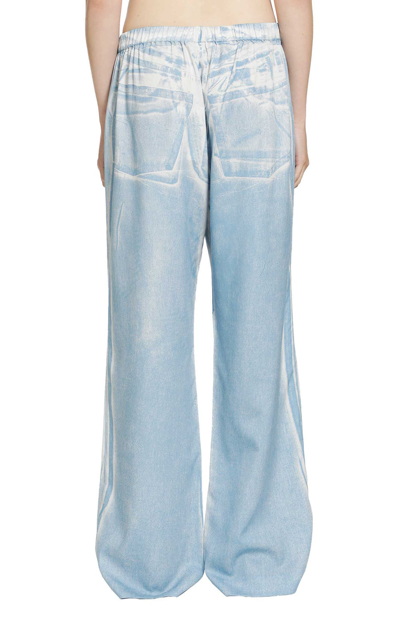 ACNE STUDIOS Printed Wide Leg Trousers woman