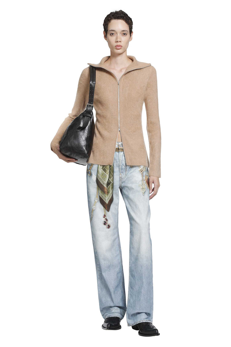 ACNE STUDIOS Trompe-L'Oeil Jeans woman