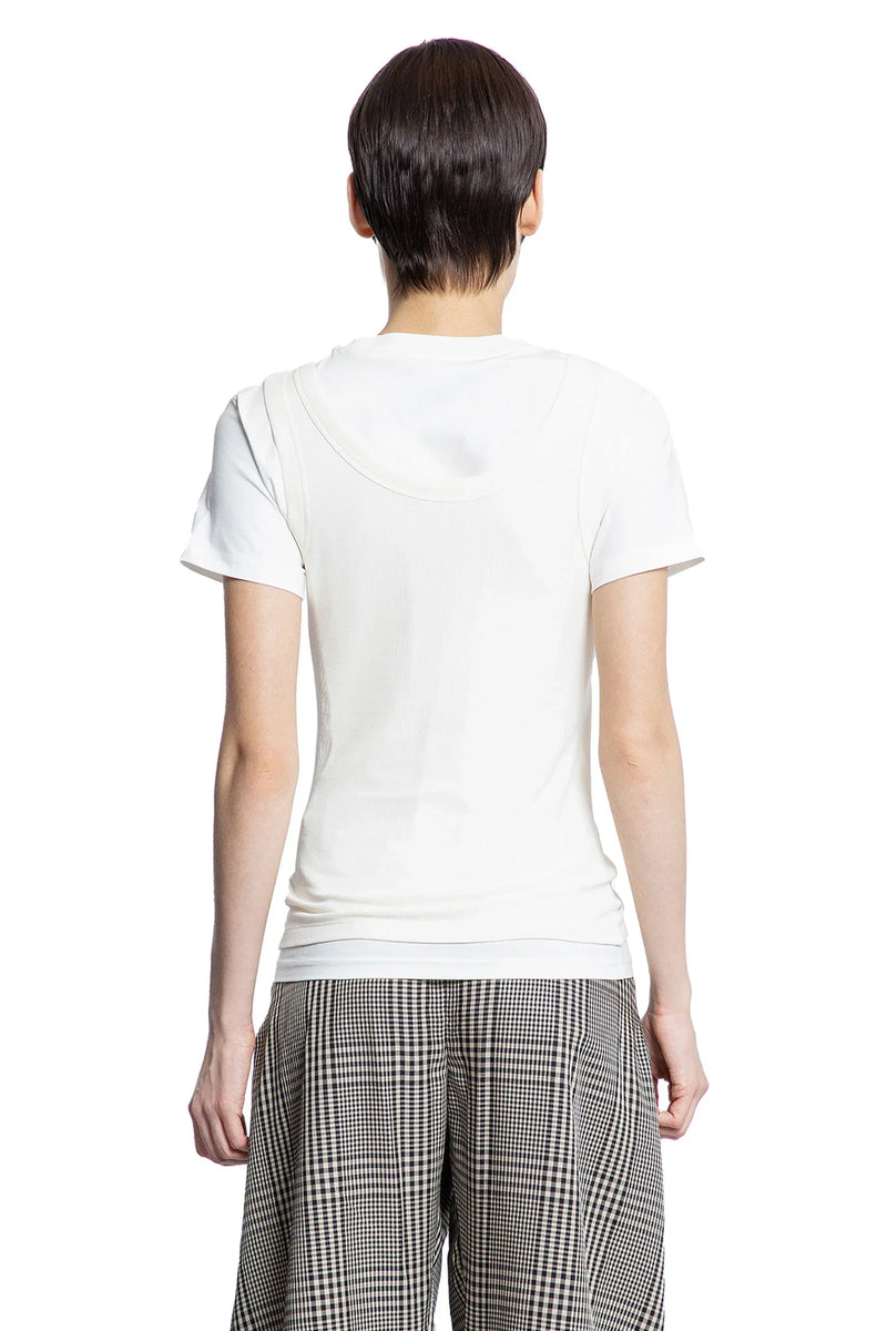 ACNE STUDIOS WOMAN WHITE T-SHIRTS & TANK TOPS - Antonioli.eu