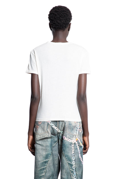 ACNE STUDIOS WOMAN GREY T-SHIRTS & TANK TOPS