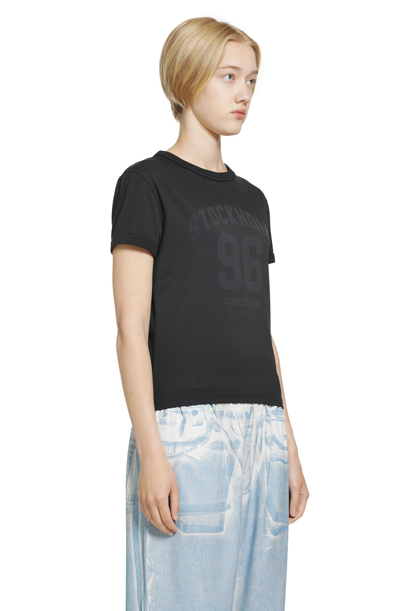 ACNE STUDIOS Printed Jersey T-shirt woman