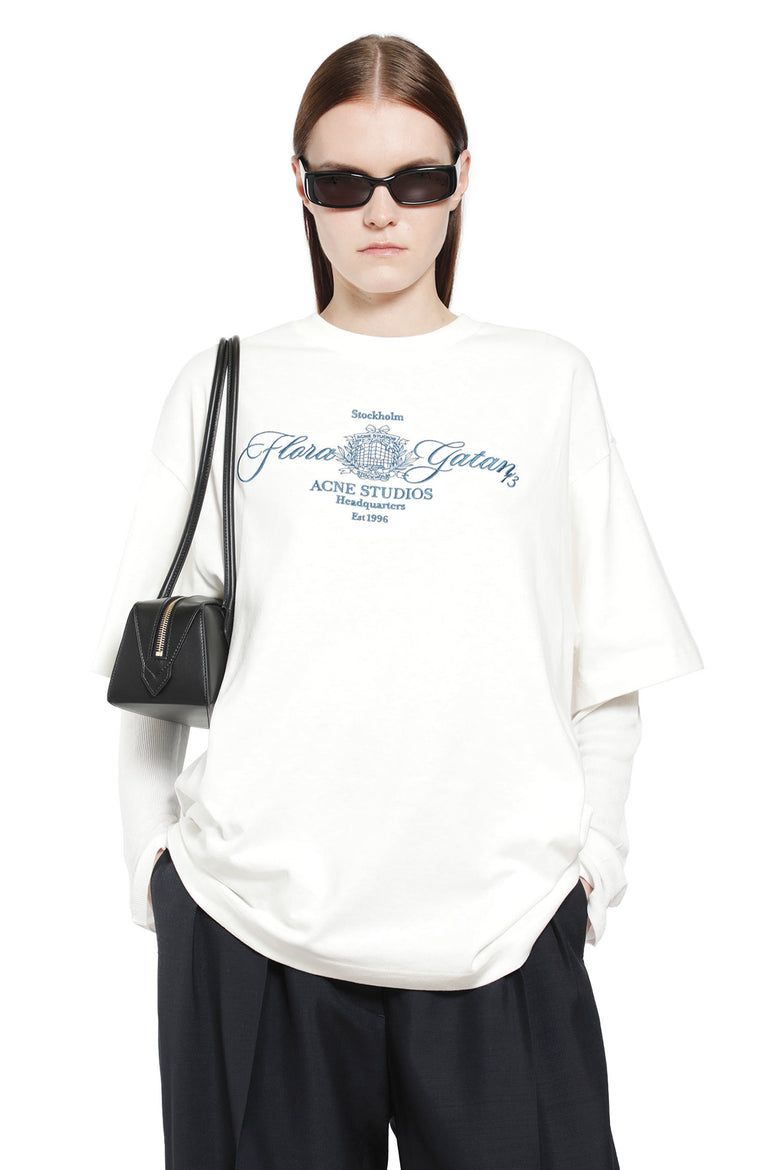 ACNE STUDIOS Layered Crest Long Sleeve T-Shirt woman