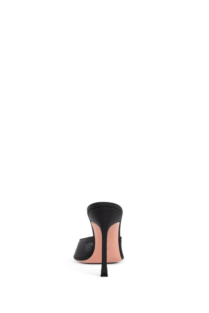 AMINA MUADDI WOMAN BLACK SANDALS & SLIDES