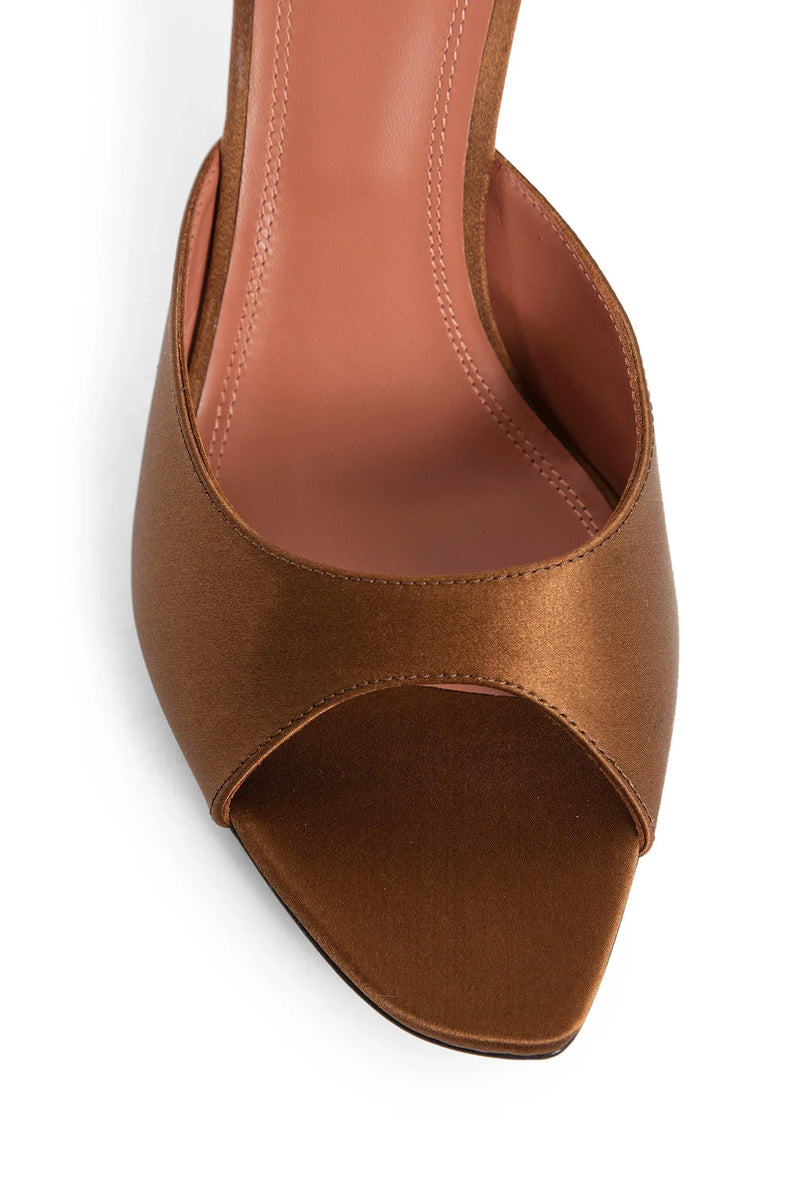 AMINA MUADDI Alexa Satin 95 Mules woman