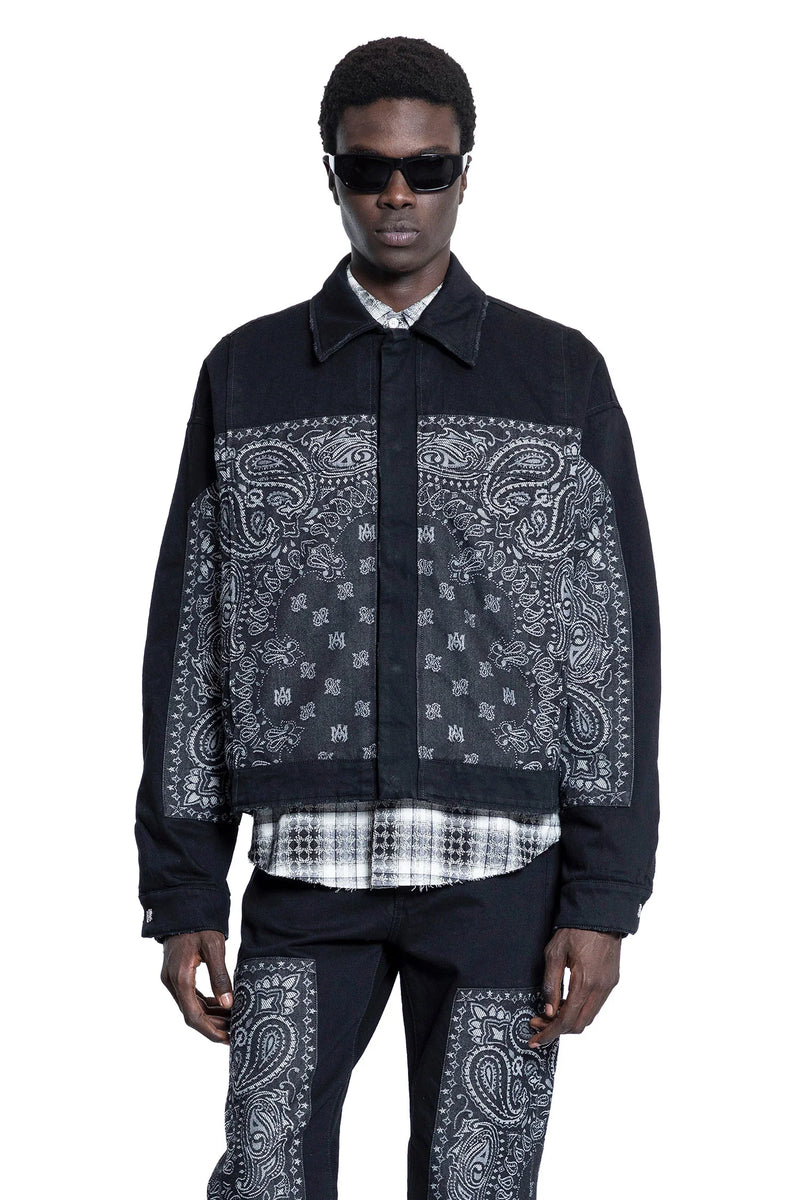 Bandana panelled jacket - Antonioli.eu