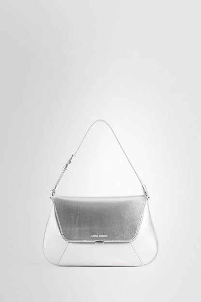 Antonioli AMINA MUADDI WOMAN SILVER SHOULDER BAGS