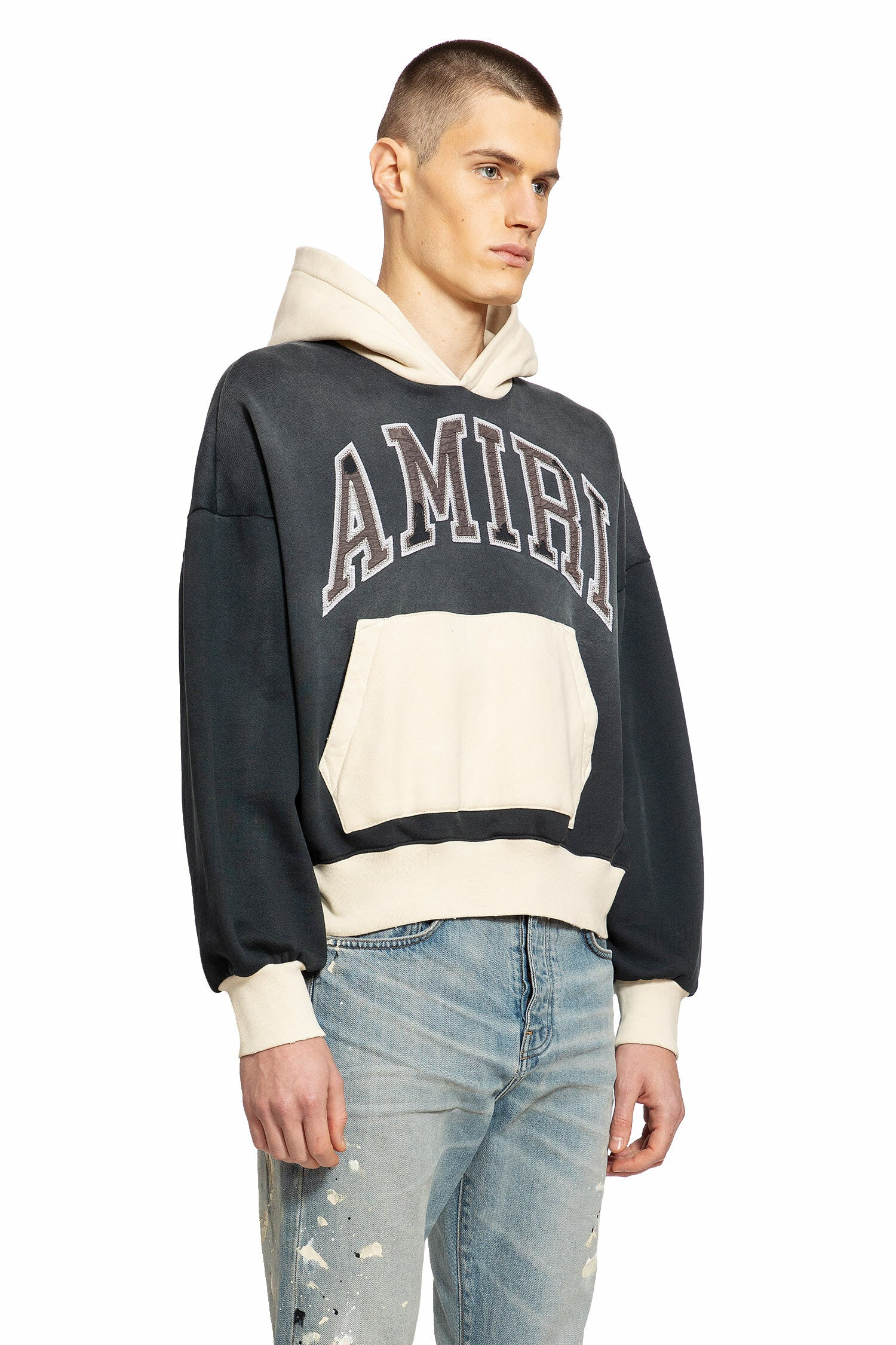 AMIRI MAN BLACK SWEATSHIRTS