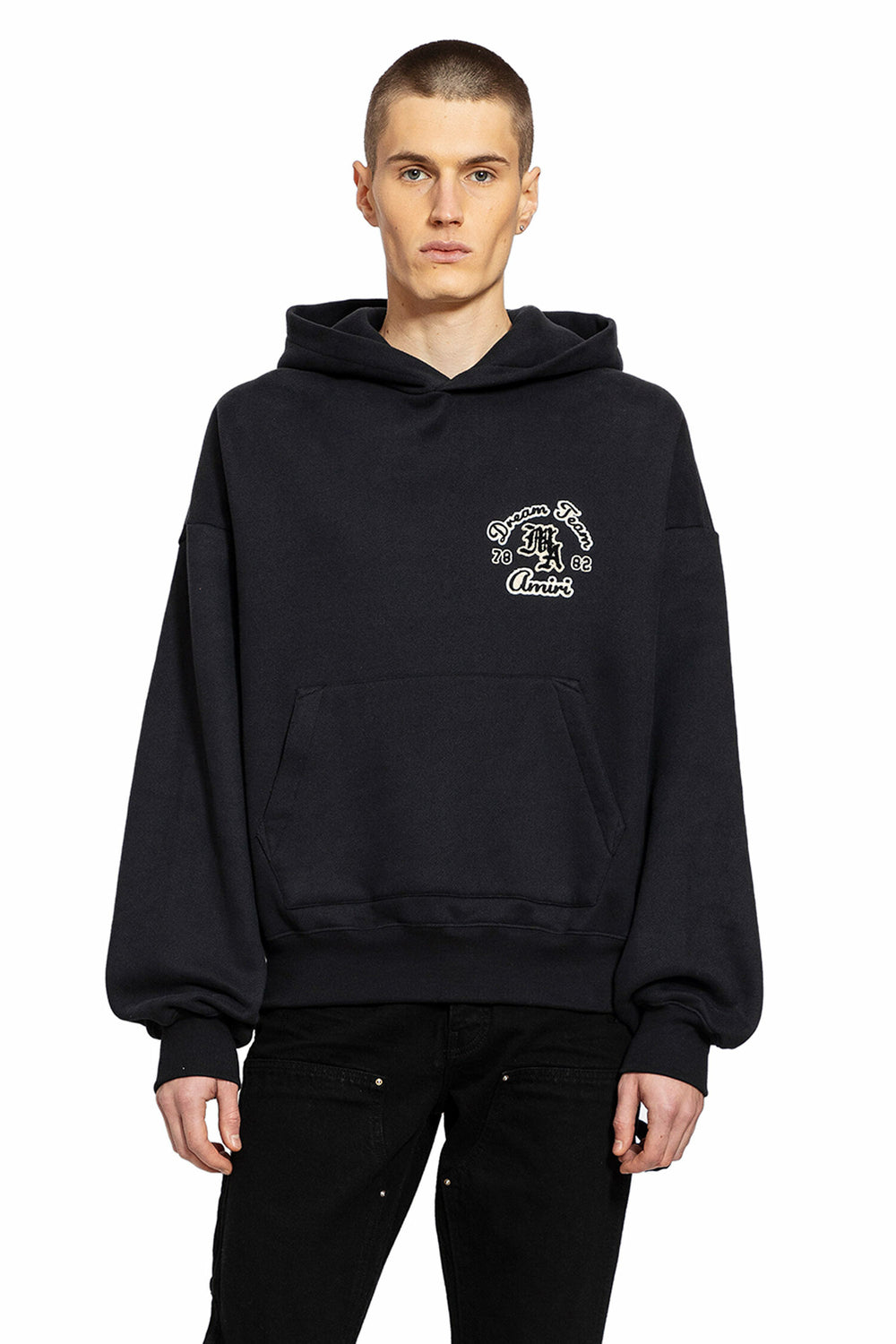 AMIRI MAN BLACK SWEATSHIRTS