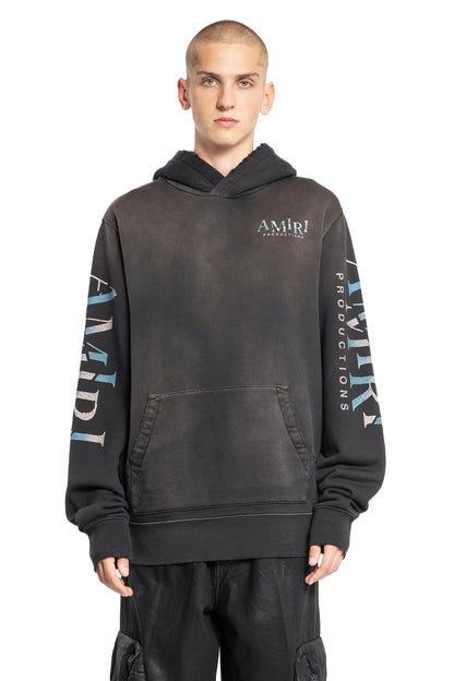 AMIRI MAN BLACK SWEATSHIRTS