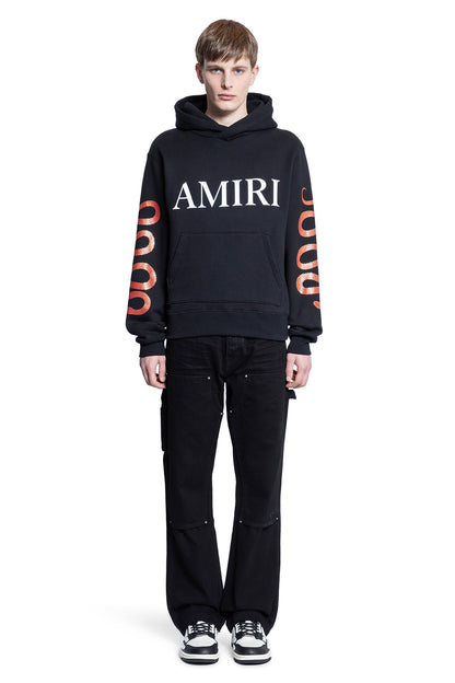 AMIRI MAN BLACK SWEATSHIRTS