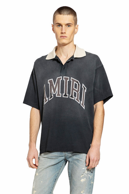 AMIRI MAN BLACK T-SHIRTS & TANK TOPS