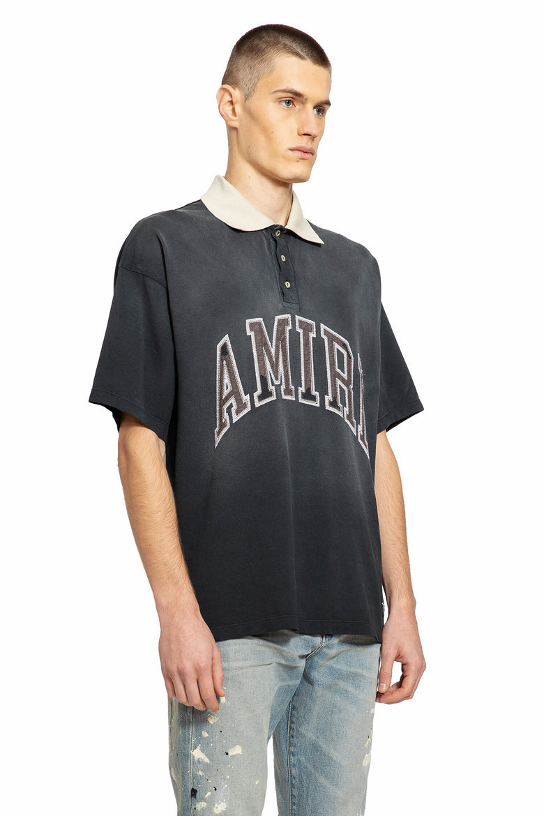 AMIRI MAN BLACK T-SHIRTS & TANK TOPS