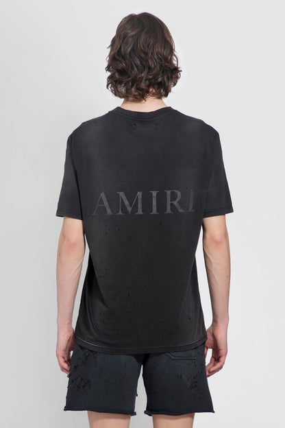 AMIRI MAN BLACK T-SHIRTS & TANK TOPS
