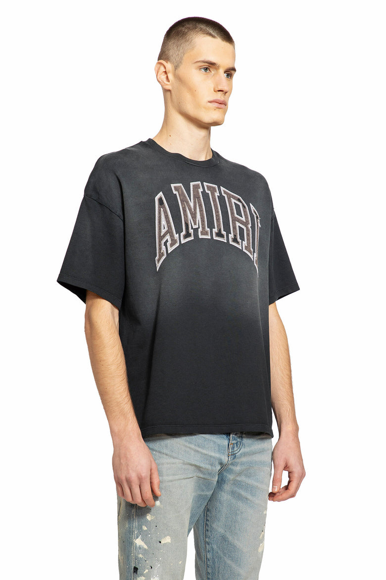 AMIRI MAN BLACK T-SHIRTS & TANK TOPS