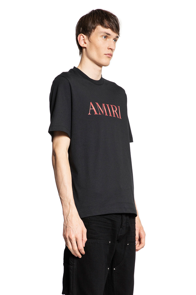 AMIRI MAN BLACK T-SHIRTS & TANK TOPS