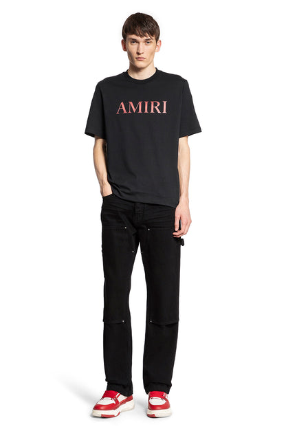 AMIRI MAN BLACK T-SHIRTS & TANK TOPS